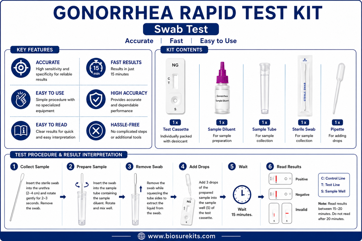 Gonorrhea Rapid Test Kit