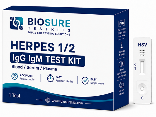 HERPES 1/2 IgG IgM Test Kit