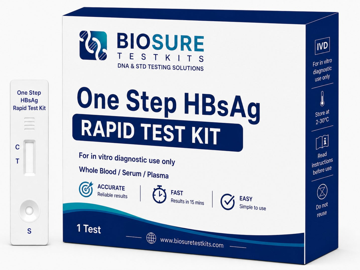 One Step HBsAg Rapid Test Kit